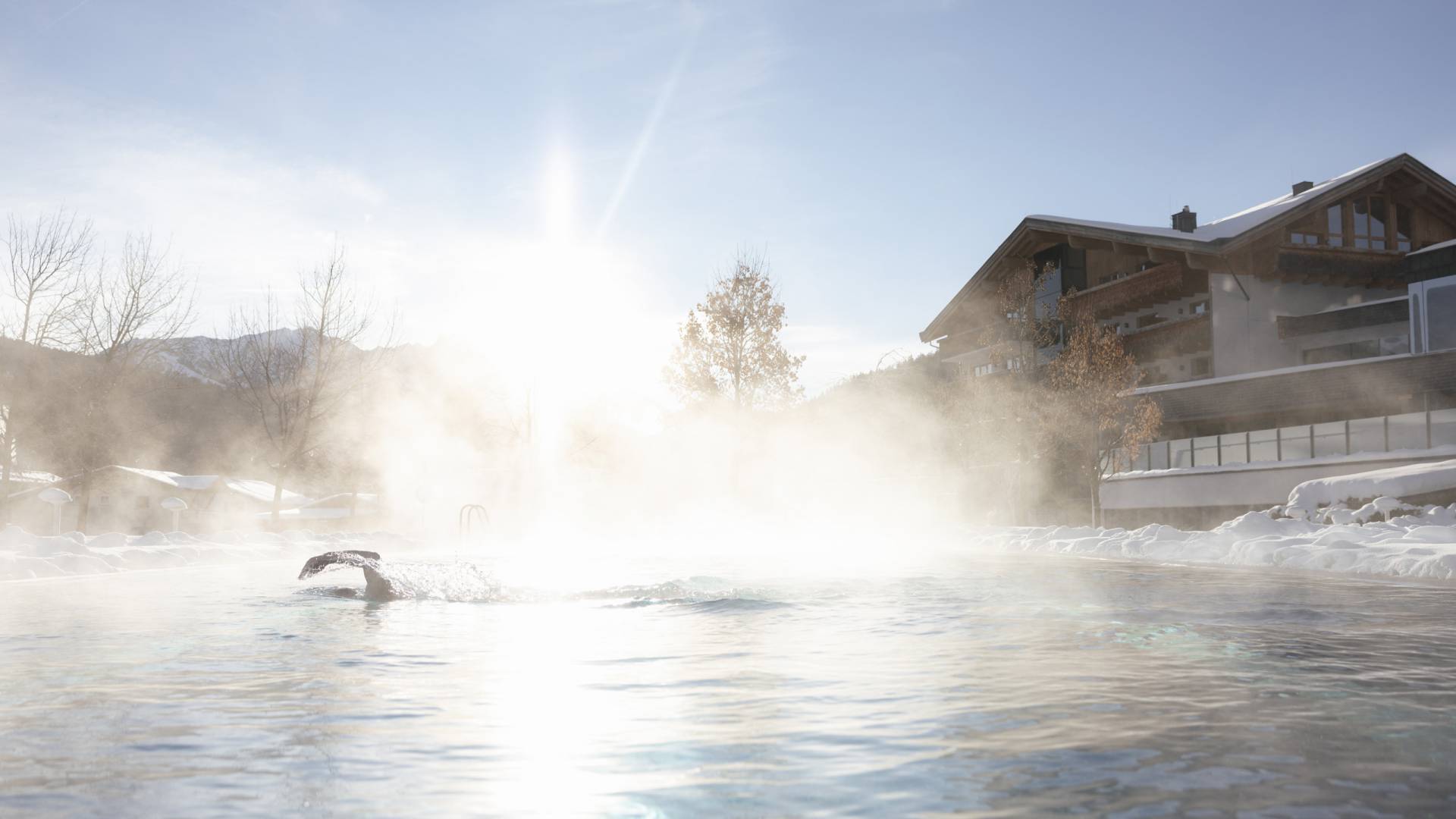 Schwimmen im Winter